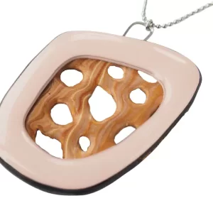 pate fimo pendentif ajouré réversible verso