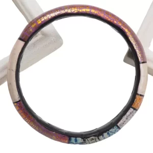 Bracelet argile polymere craquelés jonc