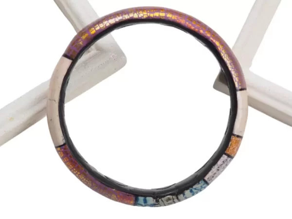 Bracelet argile polymere craquelés jonc