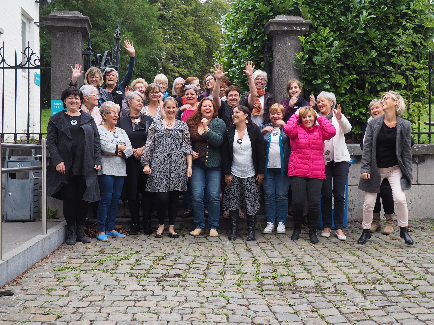 Workshop pâte polymère Martina Burianova Liège 2019 groupe